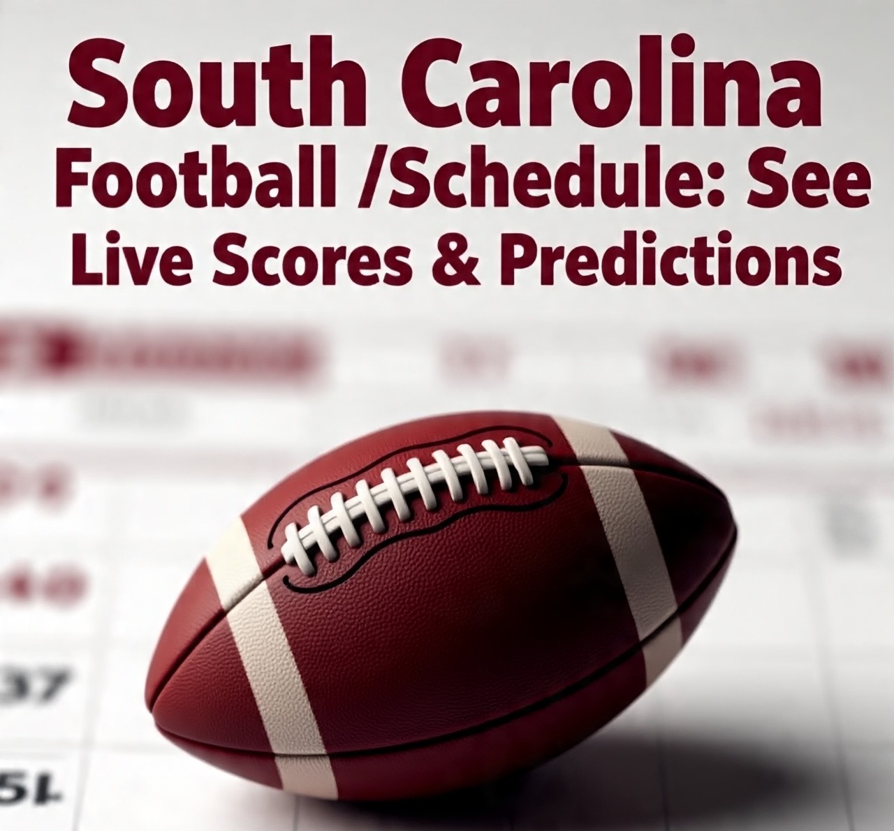South Carolina Football Schedule