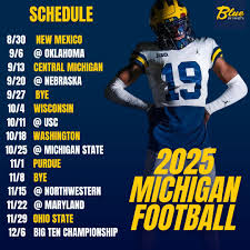 michigan football schedule